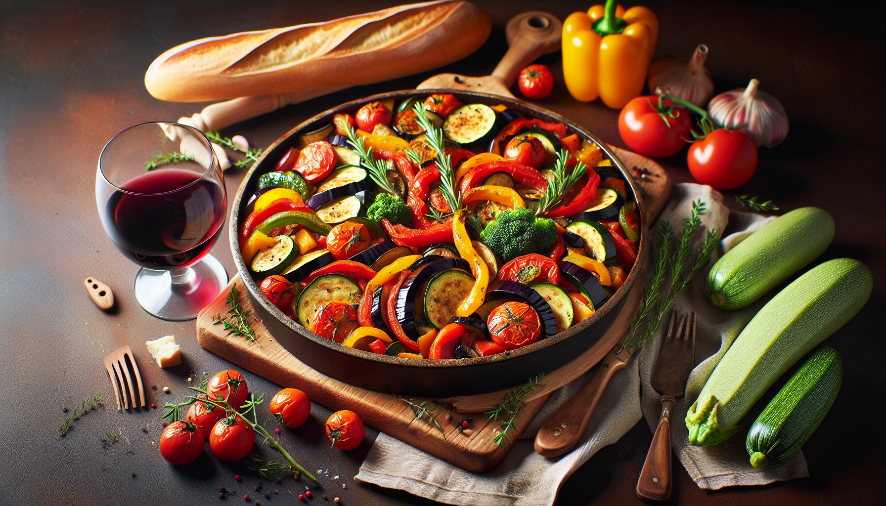 Bastille Day: French Ratatouille For One