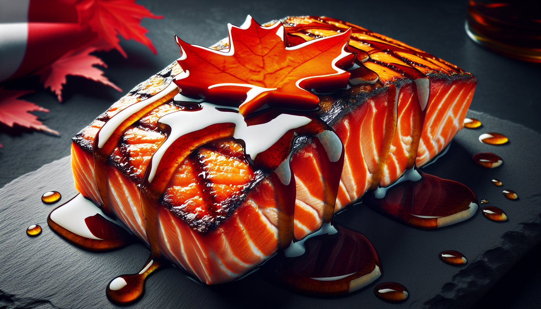 Canada Day Special: Maple-Glazed Salmon Steak