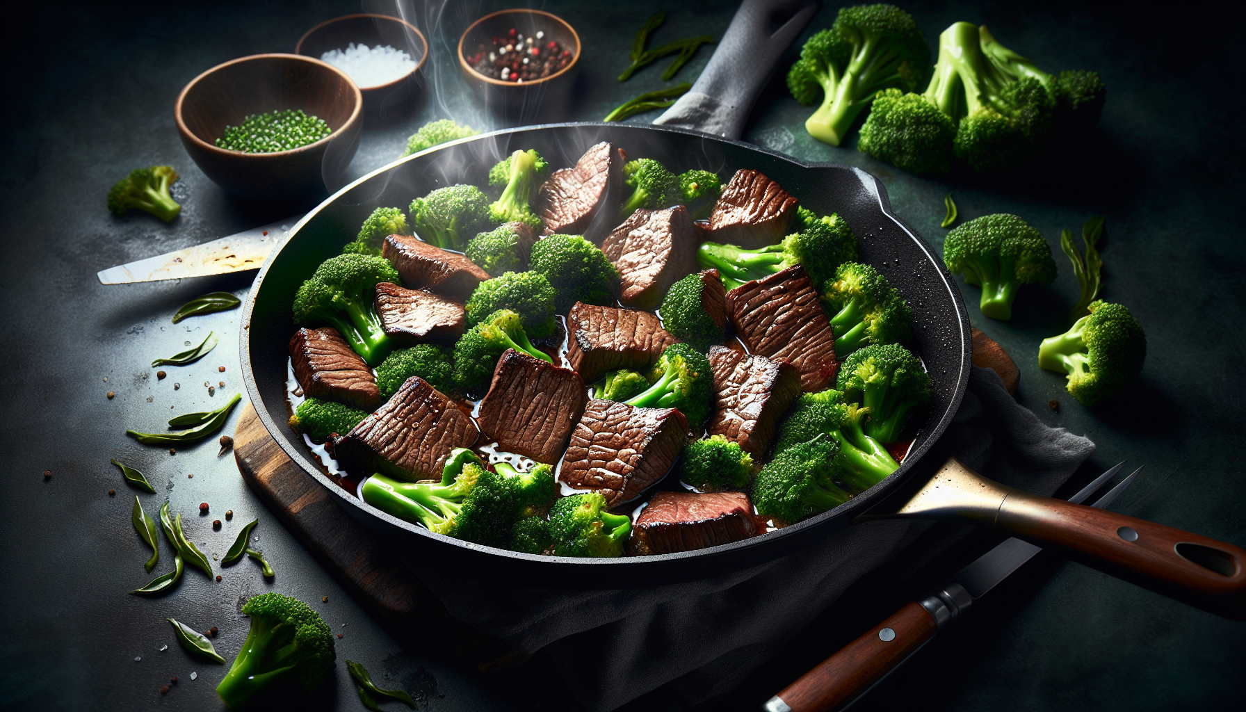 Easy One-Skillet Beef And Broccoli