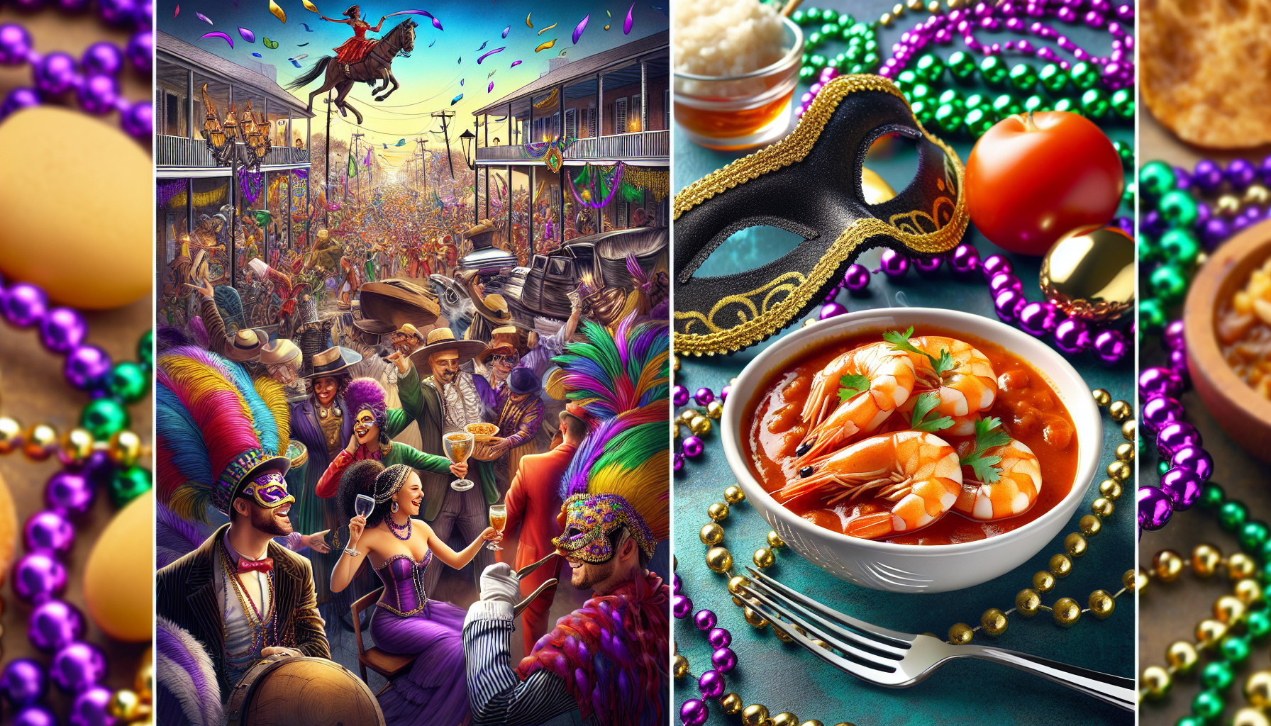 Mardi Gras Party: Shrimp Creole For One