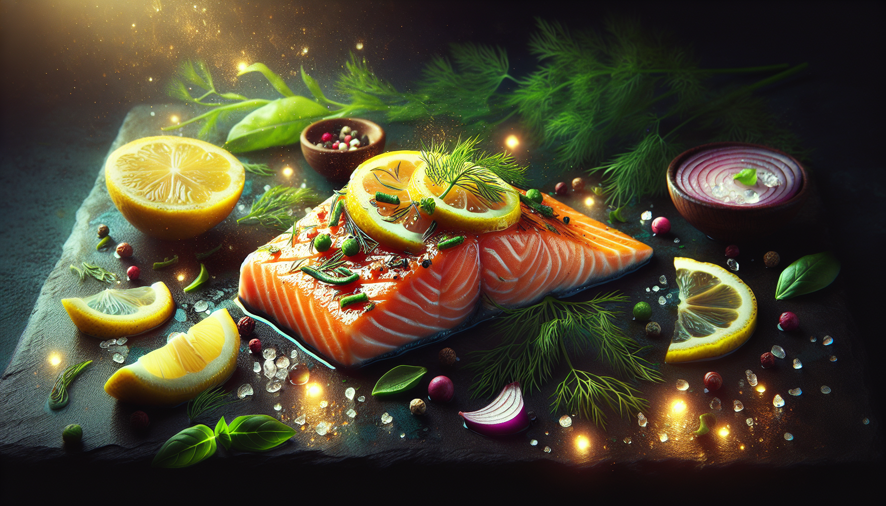 Midsummers Night Dream: Lemon-Dill Salmon Fillet