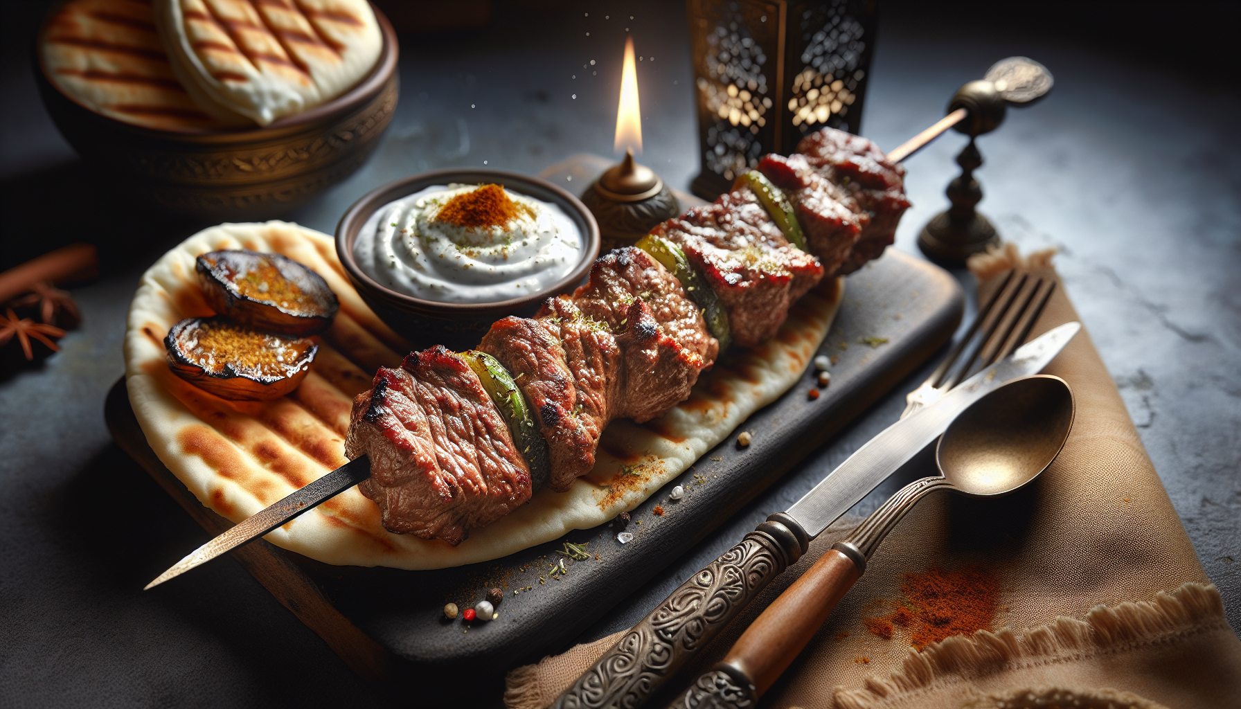 Ramadan Iftar: Single-Serving Lamb Kebab With Tzatziki