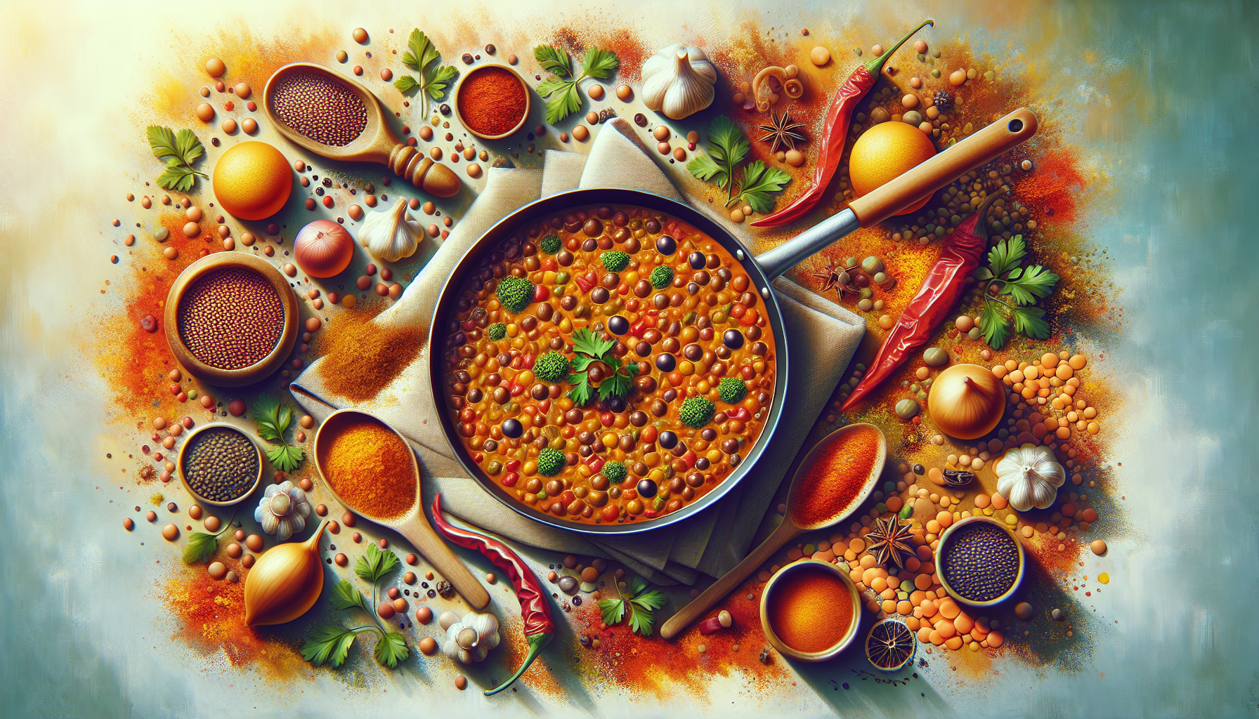 Savory One-Pan Lentil Curry