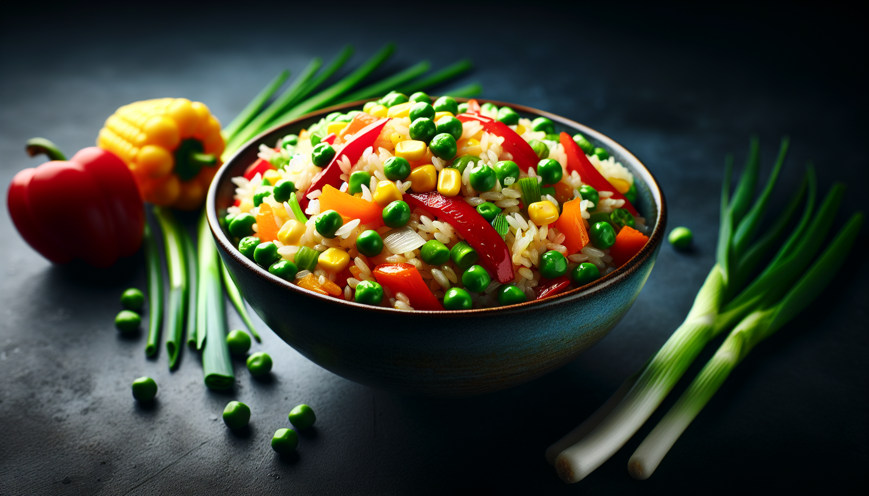 Simple Stir-Fried Rice With Vegetables