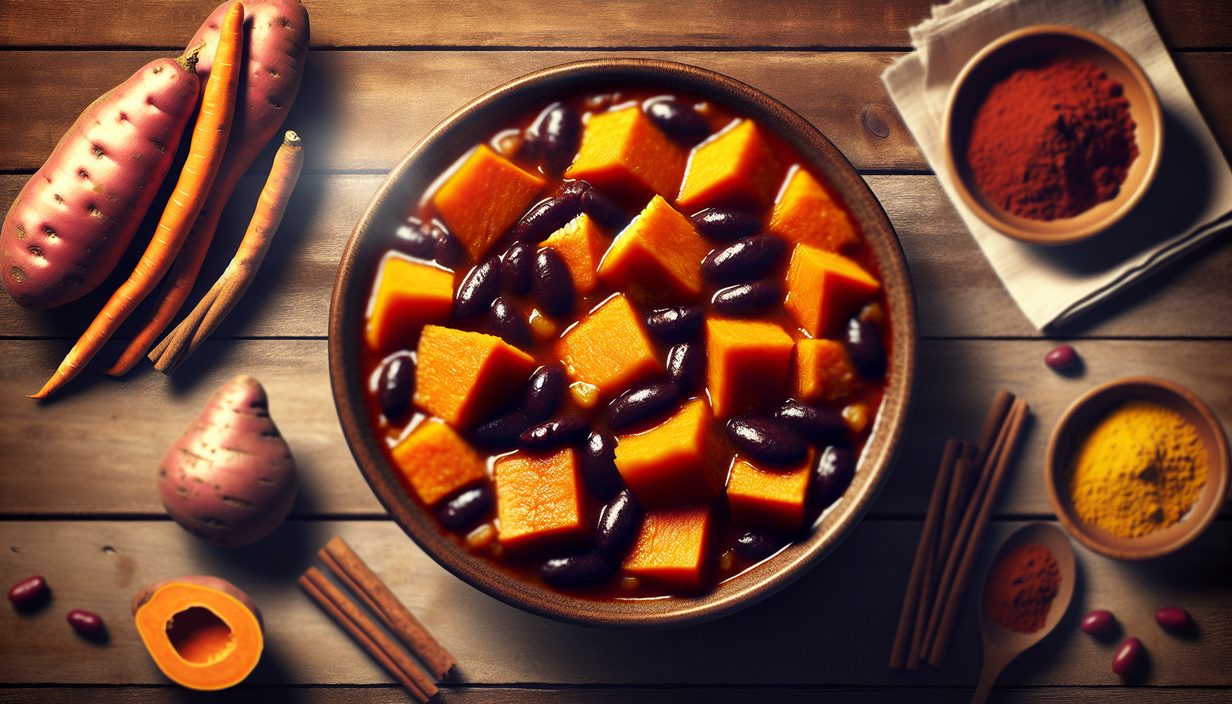 Solo Sweet Potato And Black Bean Chili