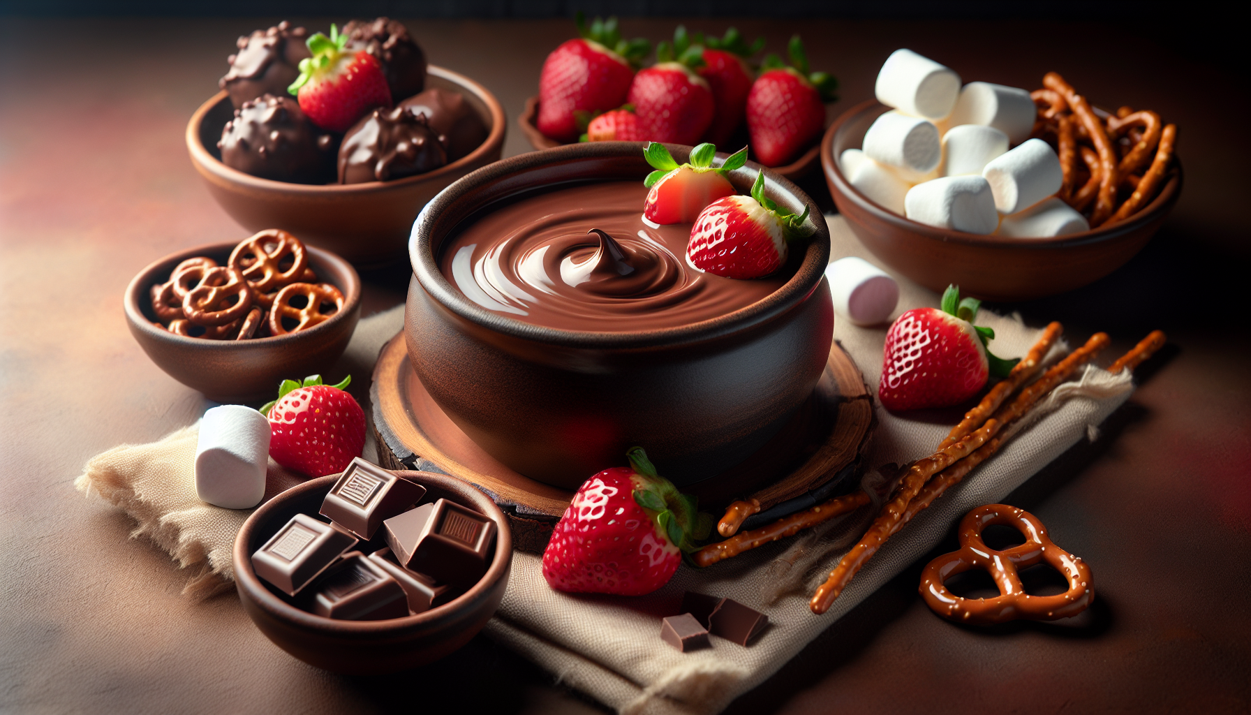 Valentines Day Delight: Single-Serve Chocolate Fondue