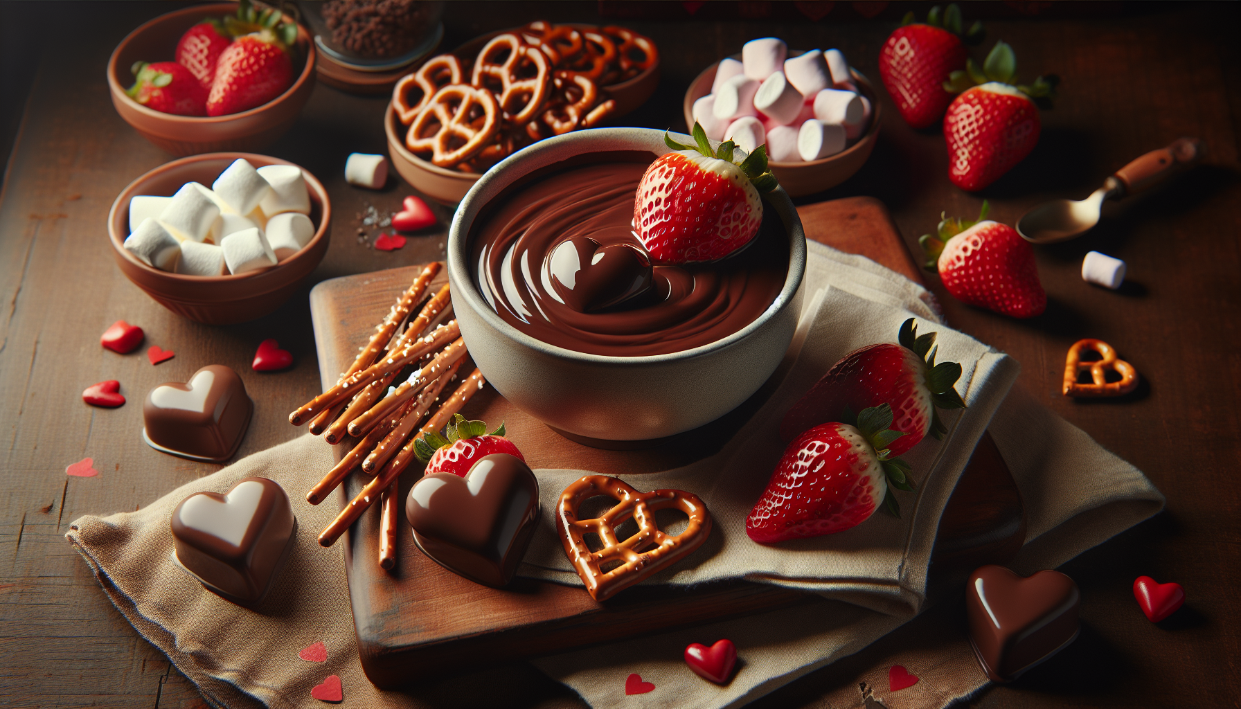 Valentines Day Delight: Single-Serve Chocolate Fondue