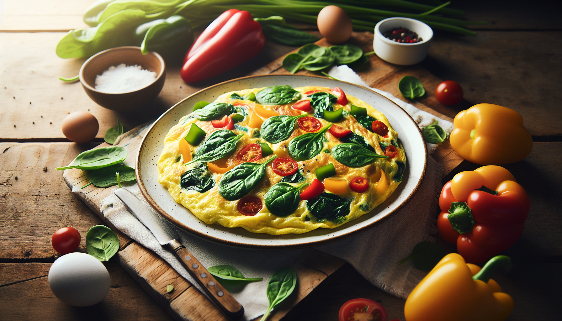 Veggie-Packed Omelette For One