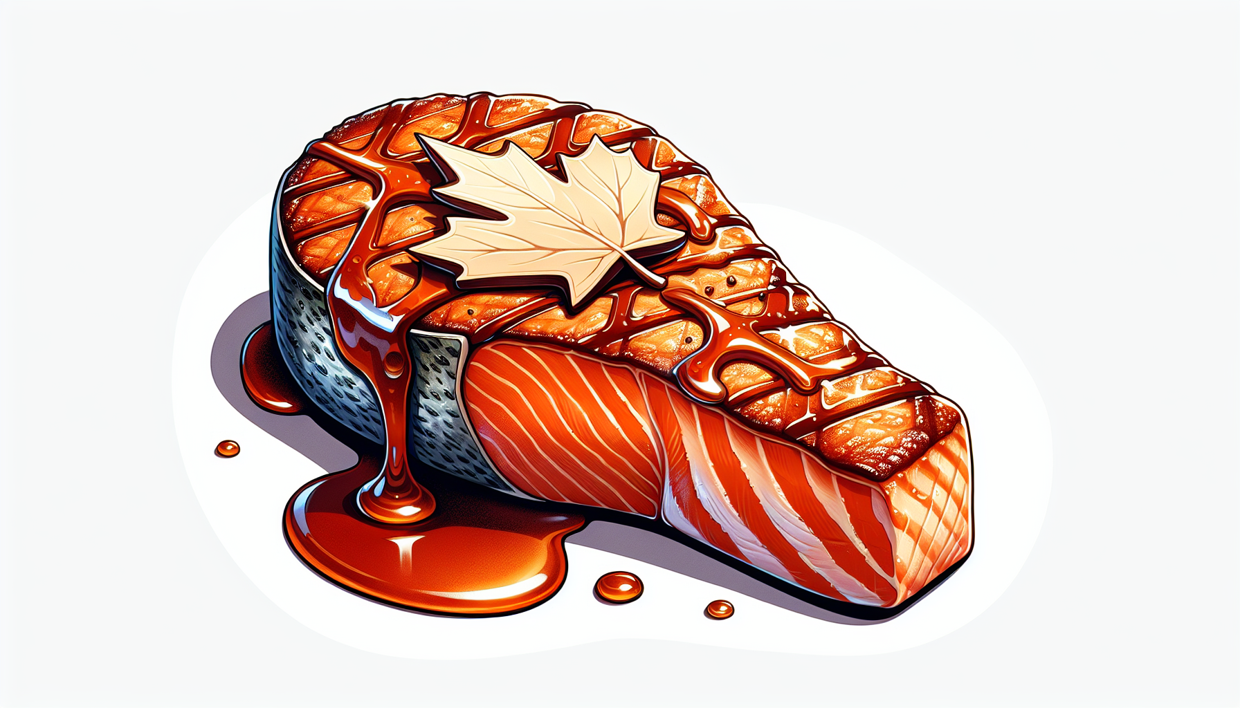 canada day special maple glazed salmon steak 4