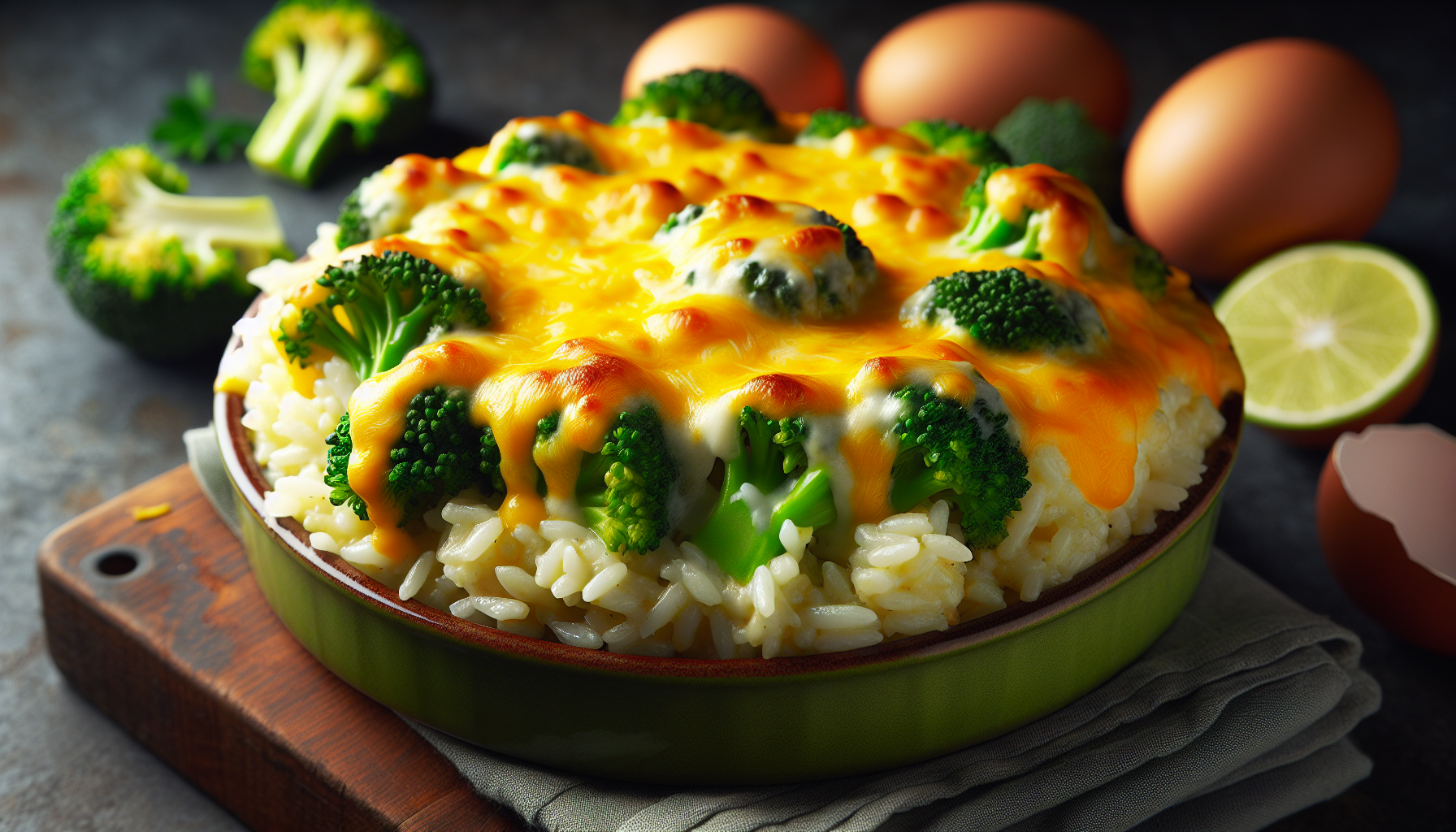 Cheesy Broccoli And Rice Casserole For One